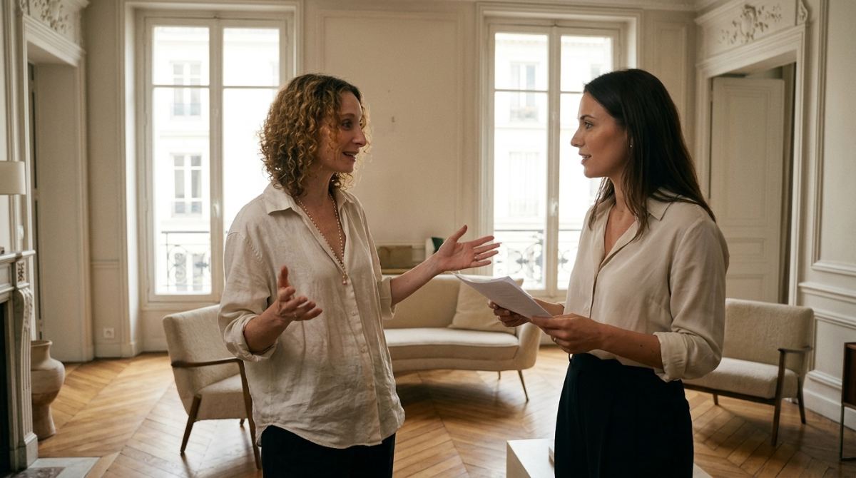 En séance de coaching